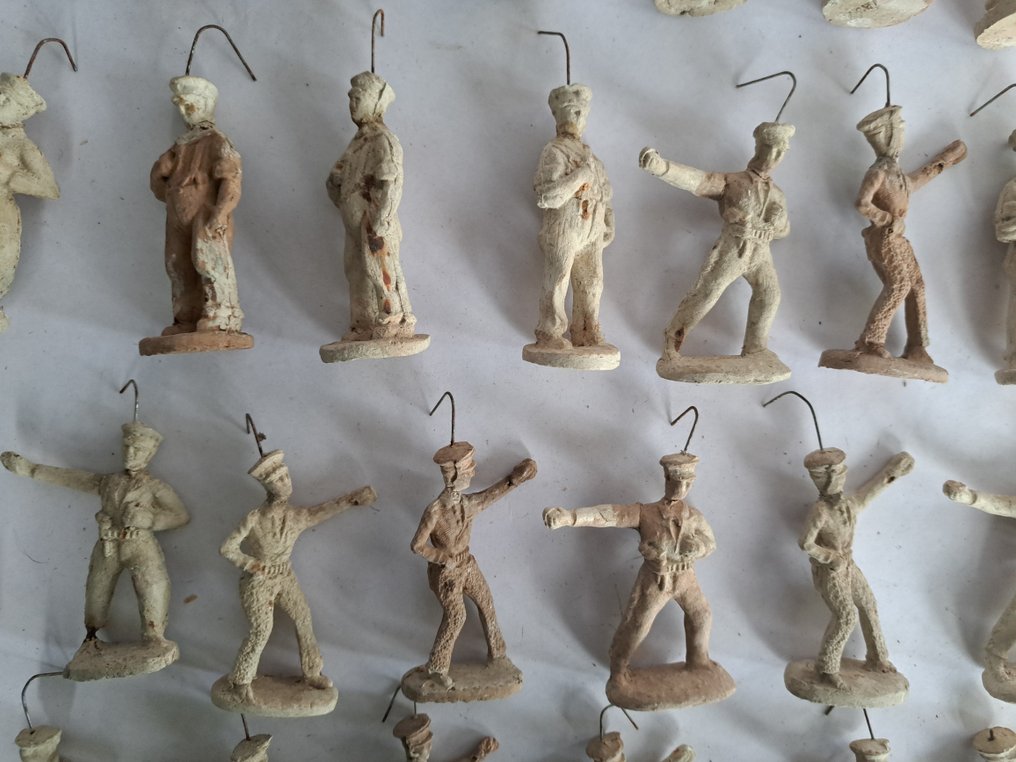 Pre-oorlogse Engelse soldaatjes - 68 items - Zabawkowy żołnierzyk - 1910-1920 - U.K. #4.3