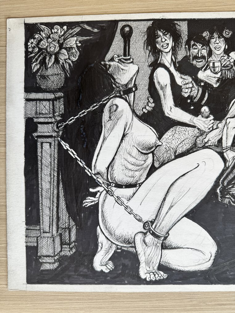 Pichard, Georges - 1 Original drawing - Paulette - Pages de garde #1.0