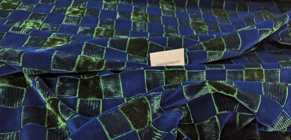 Fine pezza Pregiatissimo Velluto Enzo degli Angiuoni cimato e calandrato - Polstringsstoff - 110 cm - 140 cm #2.1