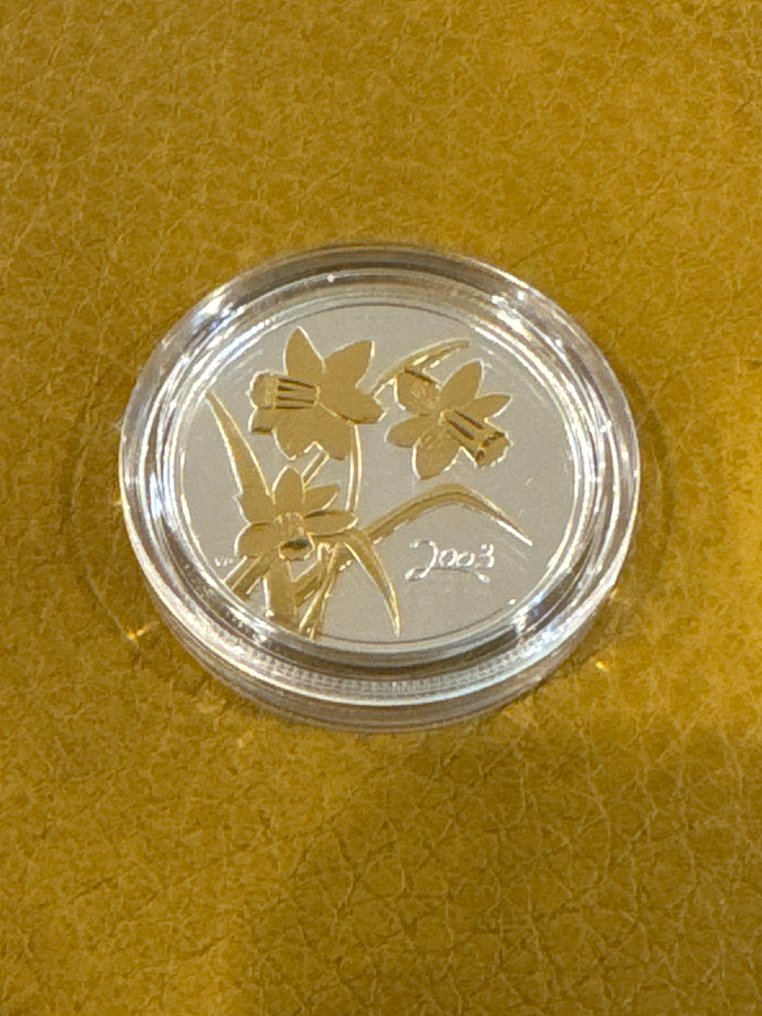 Canadá. 50 Cents 2003 Golden Daffodil - mit COA und BOX  (Sem preço de reserva) #1.0
