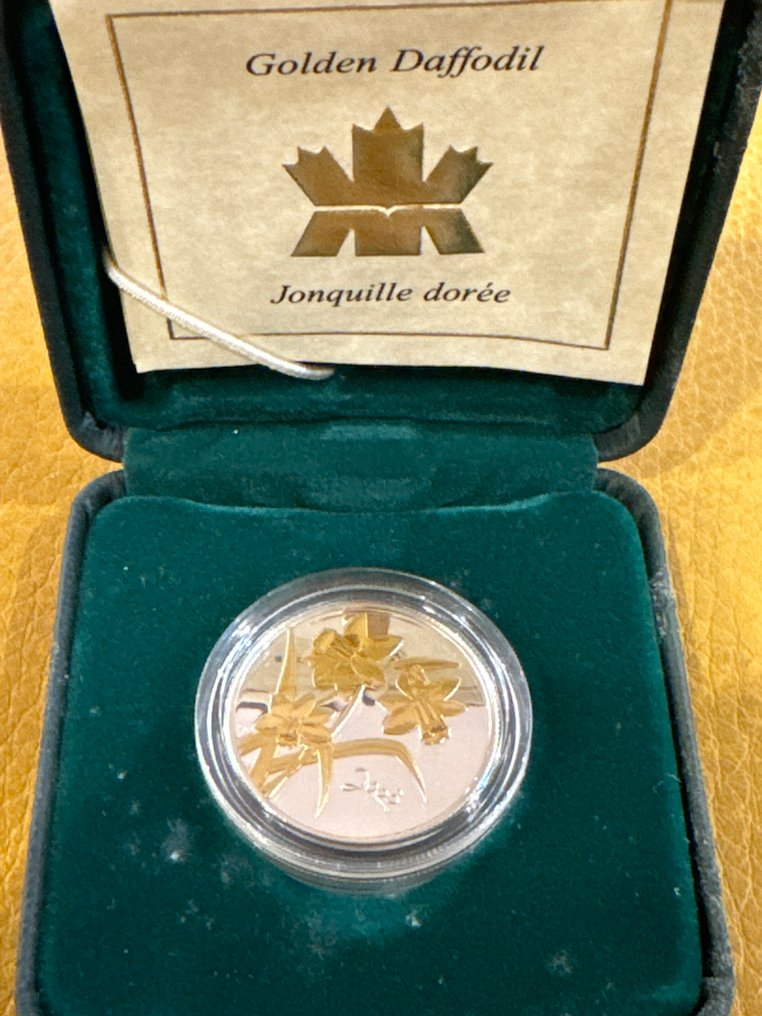 Canadá. 50 Cents 2003 Golden Daffodil - mit COA und BOX  (Sem preço de reserva) #1.0