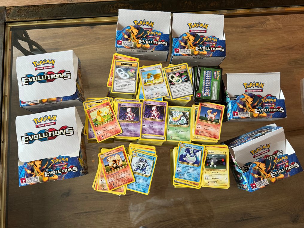 Wizards of The Coast 1 Card Pokemon 6 OPENED Evolutions Booster