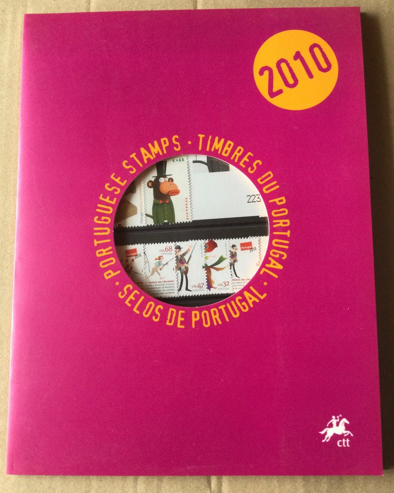 Portugal 2010 - Portuguese stamps, full year 2010 with a block - CTT selos de Portugal #1.0