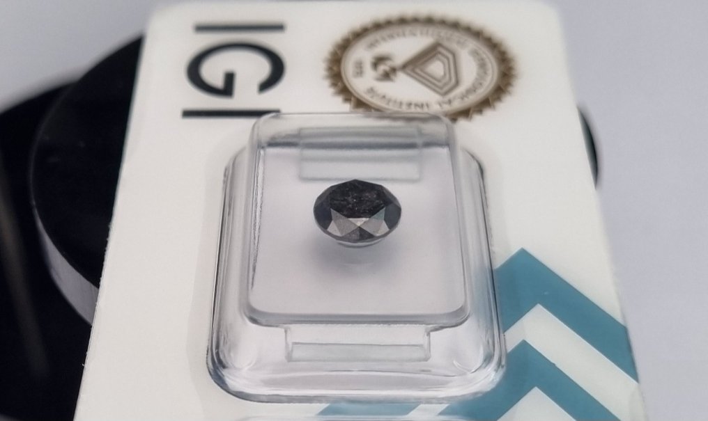 1 pcs Gyémánt (Természetes színű) - 1.33 ct - A laboratóriumi jelentésben nincs megadva - Nemzetközi Gemmológiai Intézet (IGI) #2.1