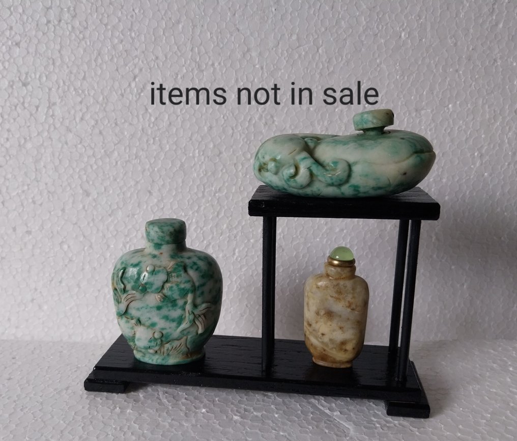 Stand - 7 small wooden displays, stands. #2.1