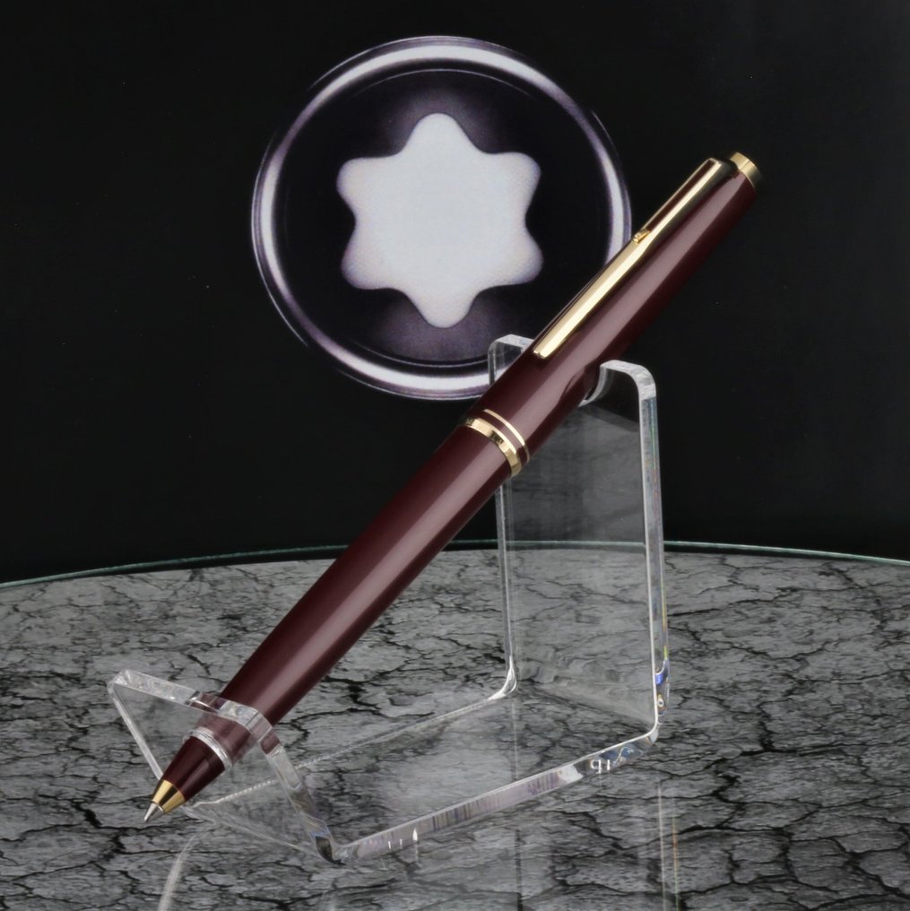 Montblanc - 1960-69 ´s Meisterstück Pix Nº 28 Bordeaux Red - Polished in New Conditions Gift Set Ballpoint - Στυλό διαρκείας #3.2