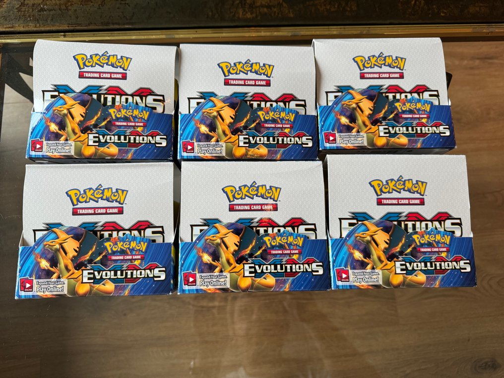 Wizards of The Coast 1 Card Pokemon 6 OPENED Evolutions Booster