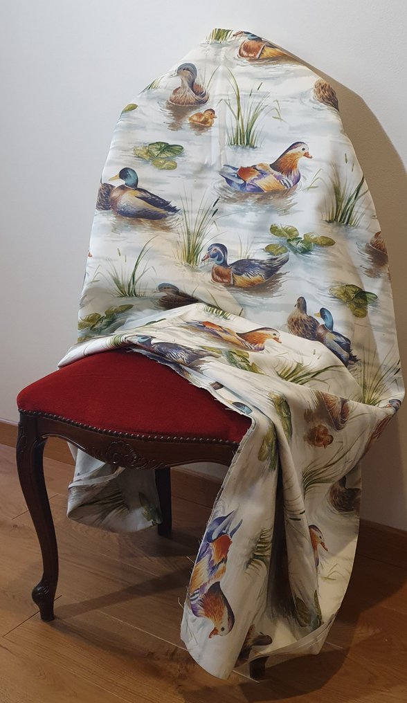 300x280厘米！英国乡村别墅面料，带有野生鸭子图案——乡村风格设计——限量版！ - 紡織品  - 300 cm - 280 cm #1.0