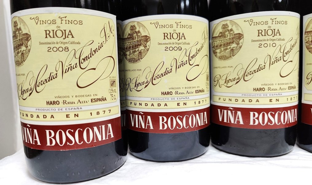 2008, 2009, 2010, 2011, 2012 & 2013 R. Lopez de Heredia, Viña Bosconia - Rioja Reserva - 6 Bottles (0.75L) #2.1