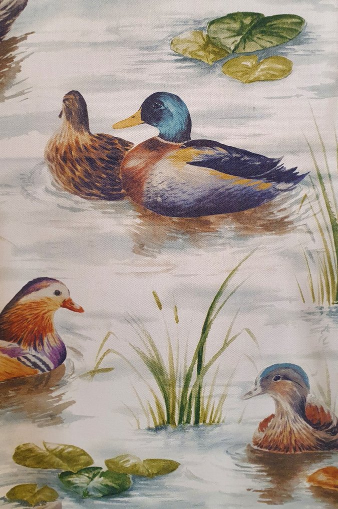 300x280厘米！英国乡村别墅面料，带有野生鸭子图案——乡村风格设计——限量版！ - 紡織品  - 300 cm - 280 cm #4.3