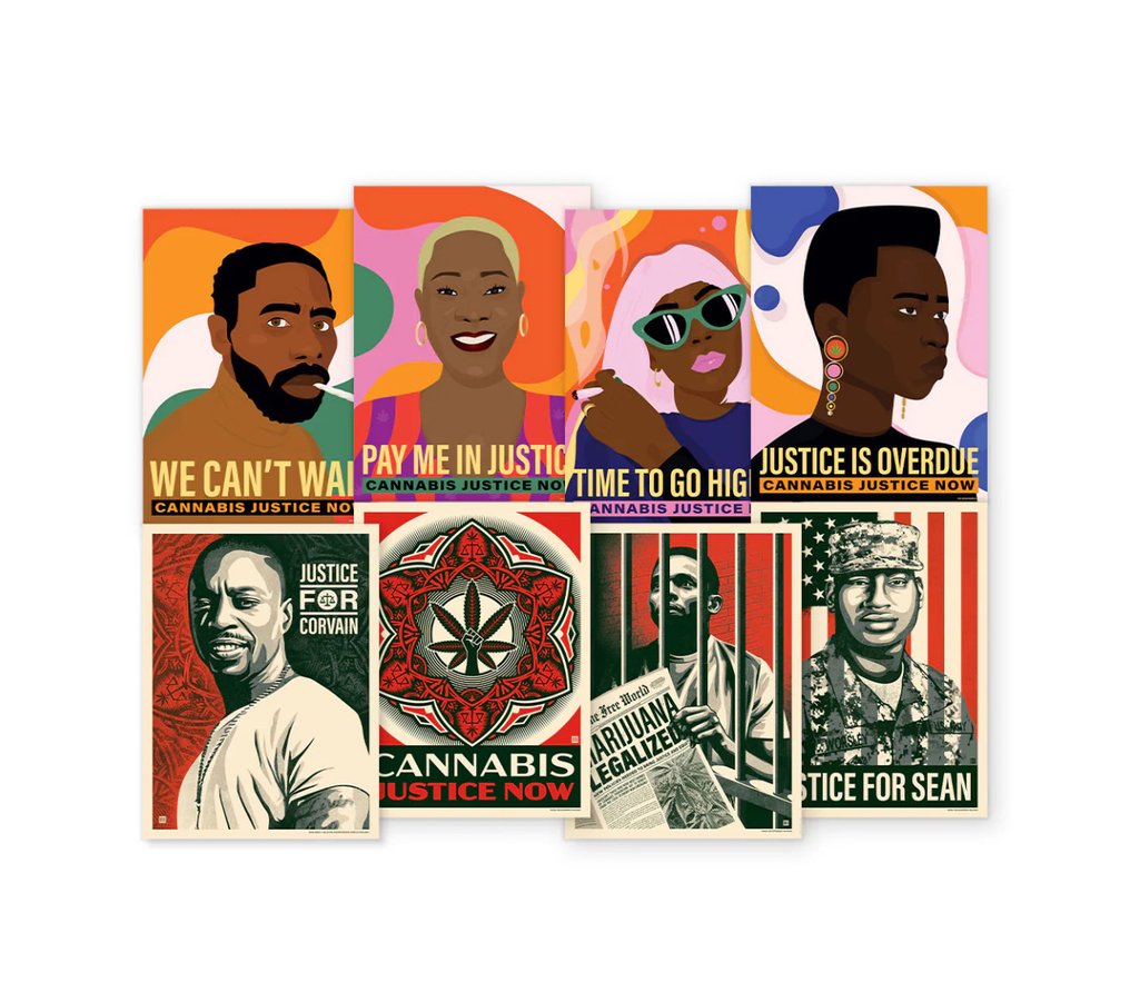 Bee Harris and Thomas Wimberly - Cannabis Justice Now (8 pack) #1.0