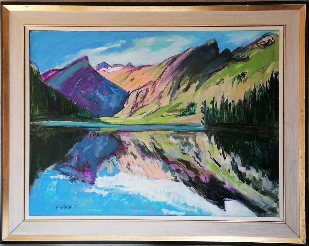 Frans Wiegers (1918-2005) - Bergsee, Switzerland #1.0