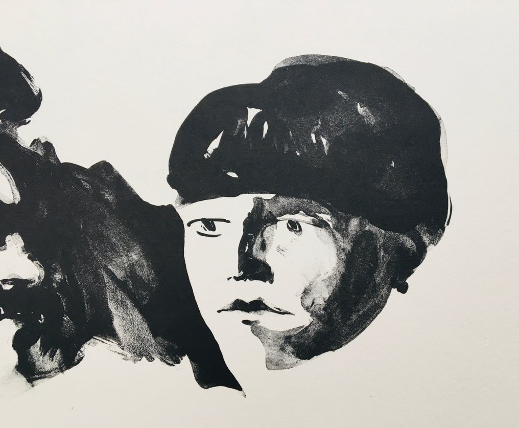 Jean-François Debord (1933) - Portraits - Lithographie originale signée #2.1