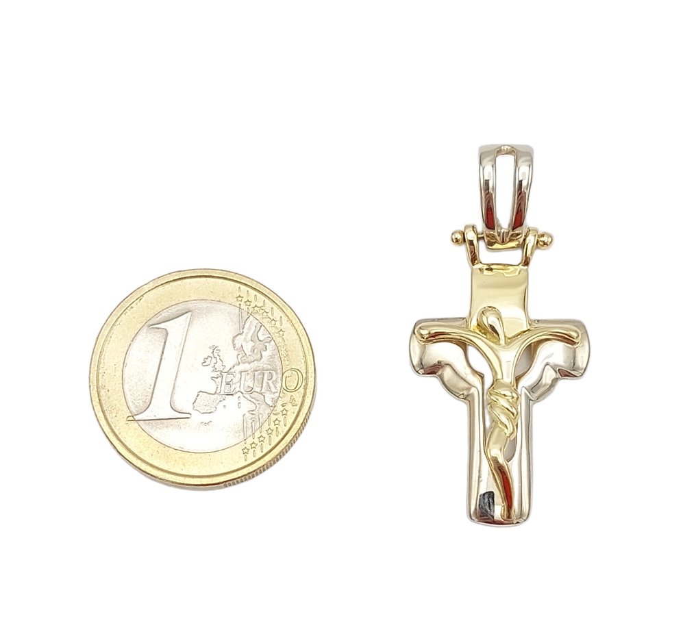 Κρεμαστό κόσμημα - 18 καράτια Κίτρινο χρυσό, Λευκός χρυσός #3.2