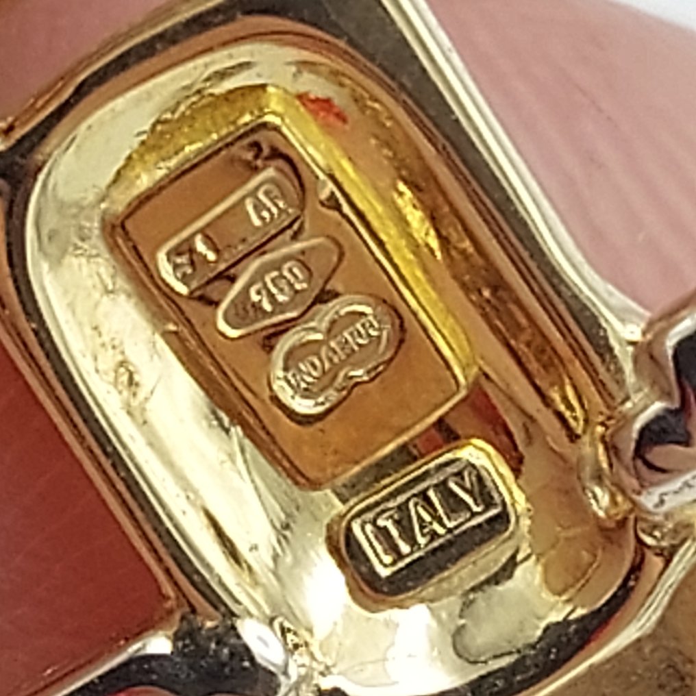 Κρεμαστό κόσμημα - 18 καράτια Κίτρινο χρυσό, Λευκός χρυσός #4.3