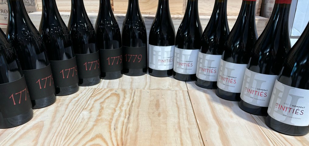2021 x 6 Domaine Hondrat "Cuvée Les Initiés" & Mas d’Arcay Cuvée 1779 x6 - Languedoc, Grès de Montpellier - 12 Garrafas (0,75 L) #3.2