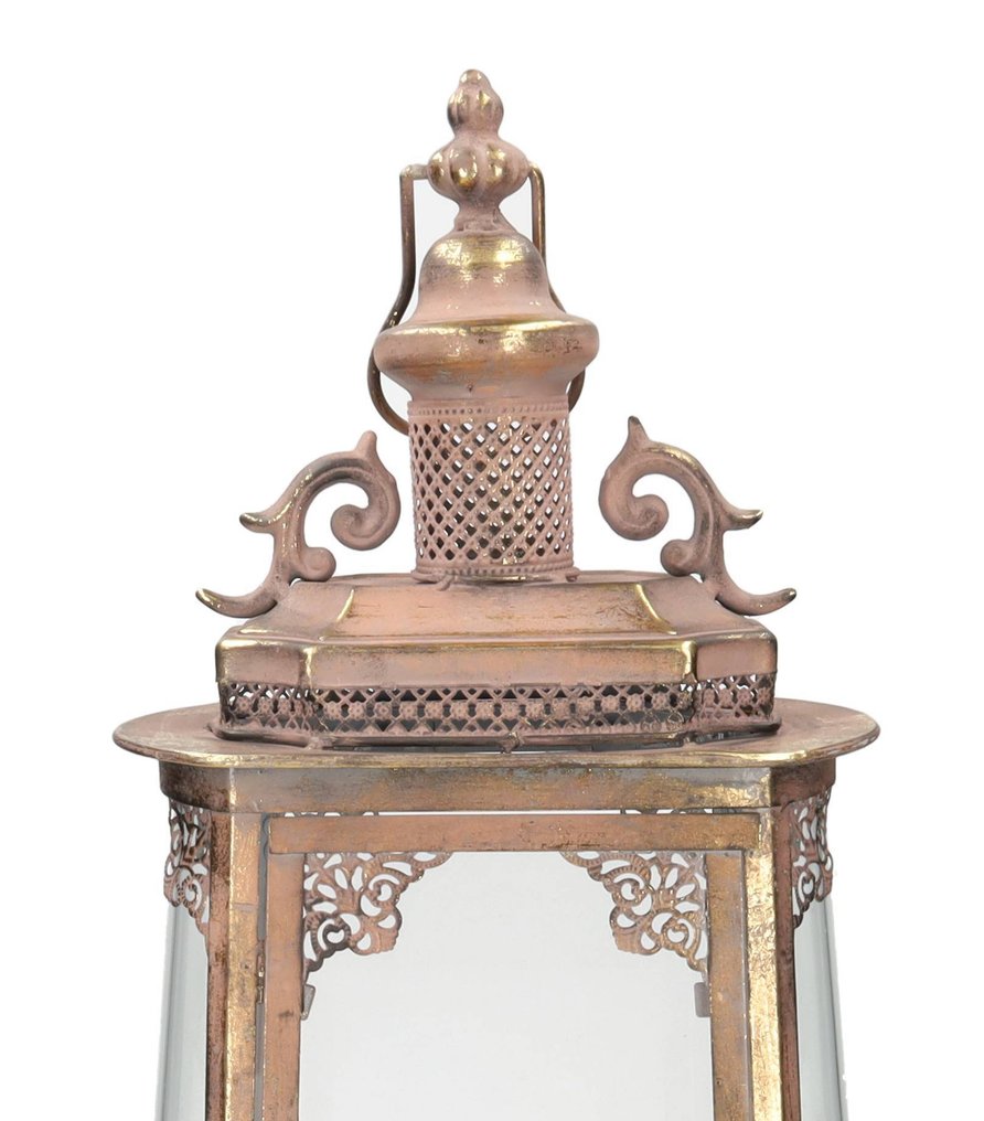 灯笼 - 玻璃, 铁, 金属 - 58 厘米 #2.1