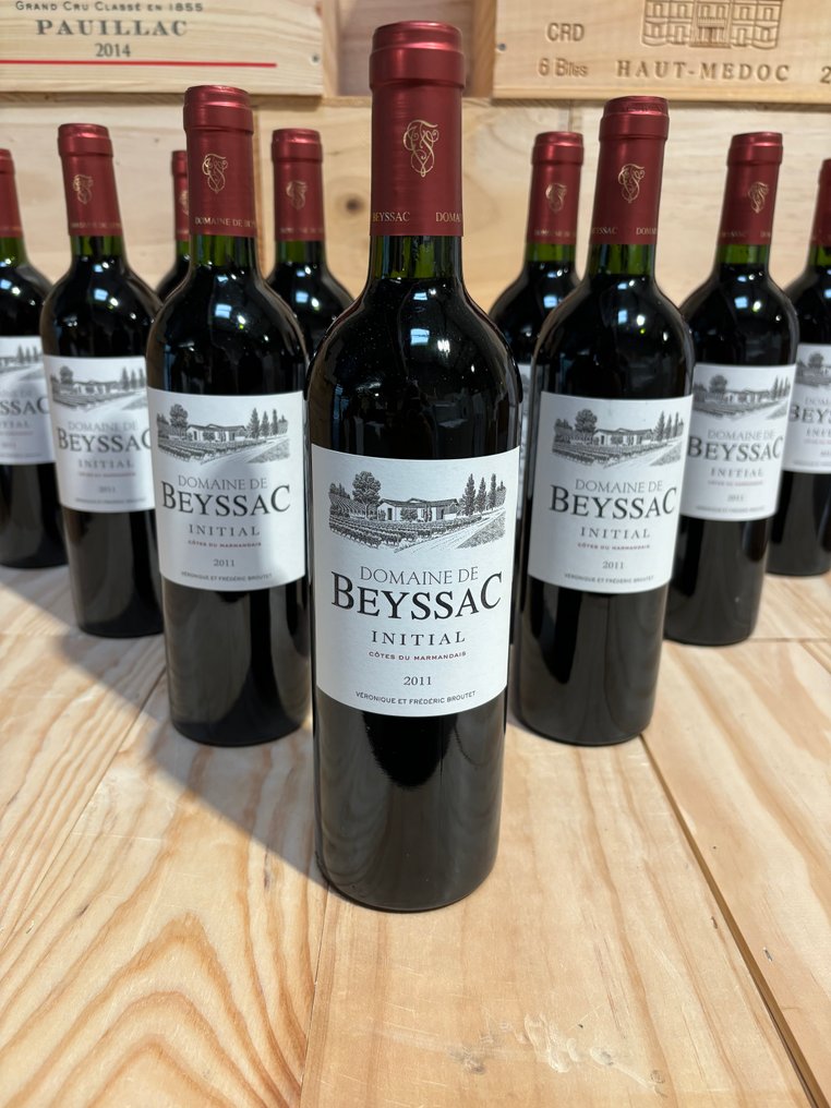 2011 Domaine de Beyssac Cuvée Initiale Coteaux du Marmandais - Coteaux du Marmandais - 12 Flasker (0,75 L) #2.1