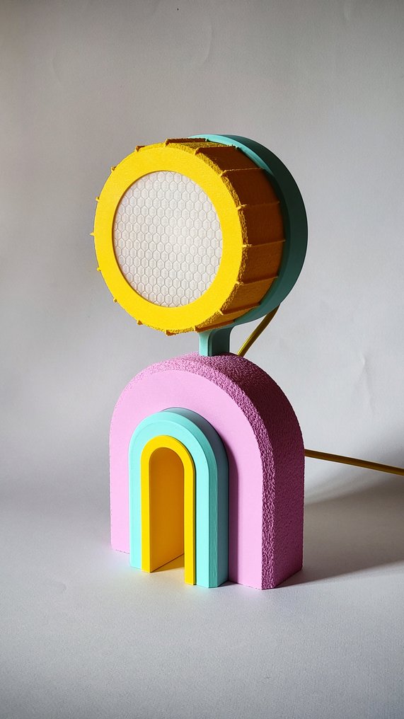 YAM YEST DESIGN - Adam Szczęsny - Table lamp - Hello - PLA - HALO - 3D Printed Lamp #1.0