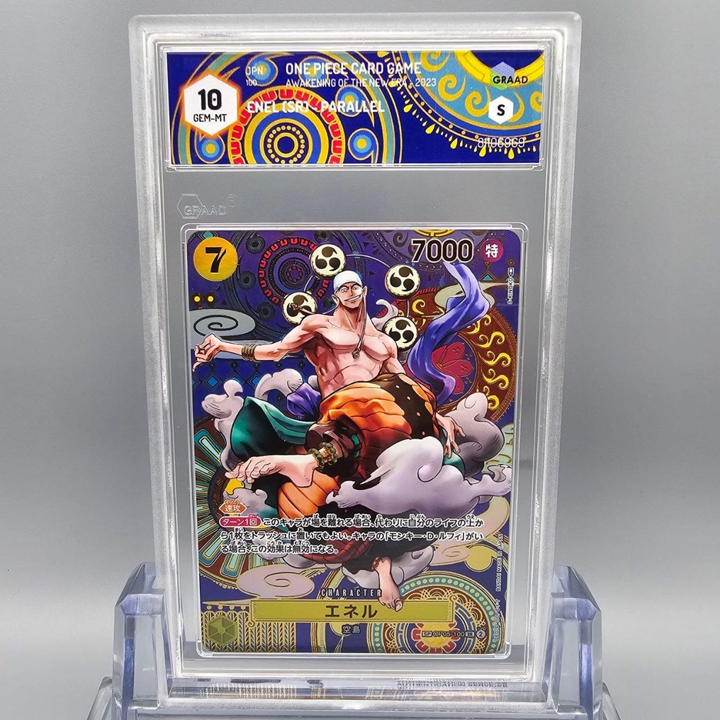 1 Graded card - Mosaico: ENEL (Parallel) SP OP05-100 SR - Graad 10 #1.0