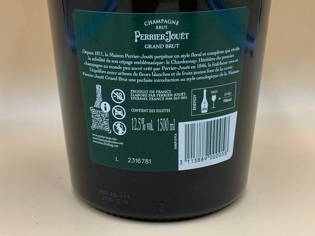 Perrier-Jouët, Grand Brut - 香檳 - 1 馬格南瓶(1.5公升) #4.3