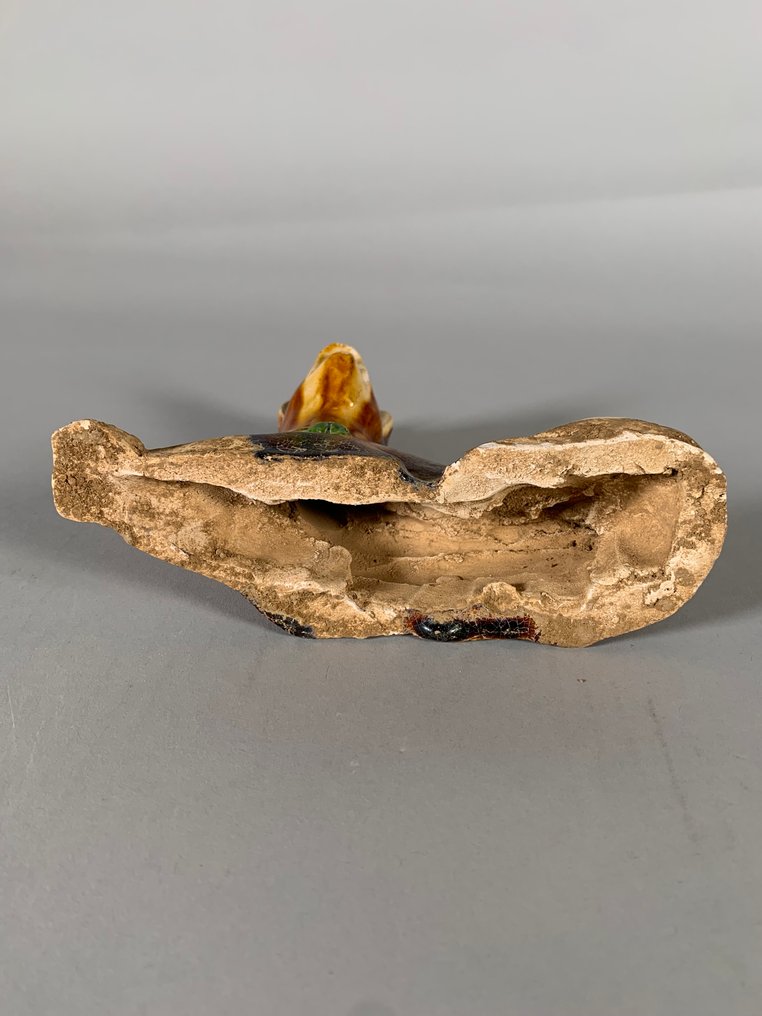 Chinois ancien, empire unifié des Tang Terre cuite chien de garde - 15 cm #1.0