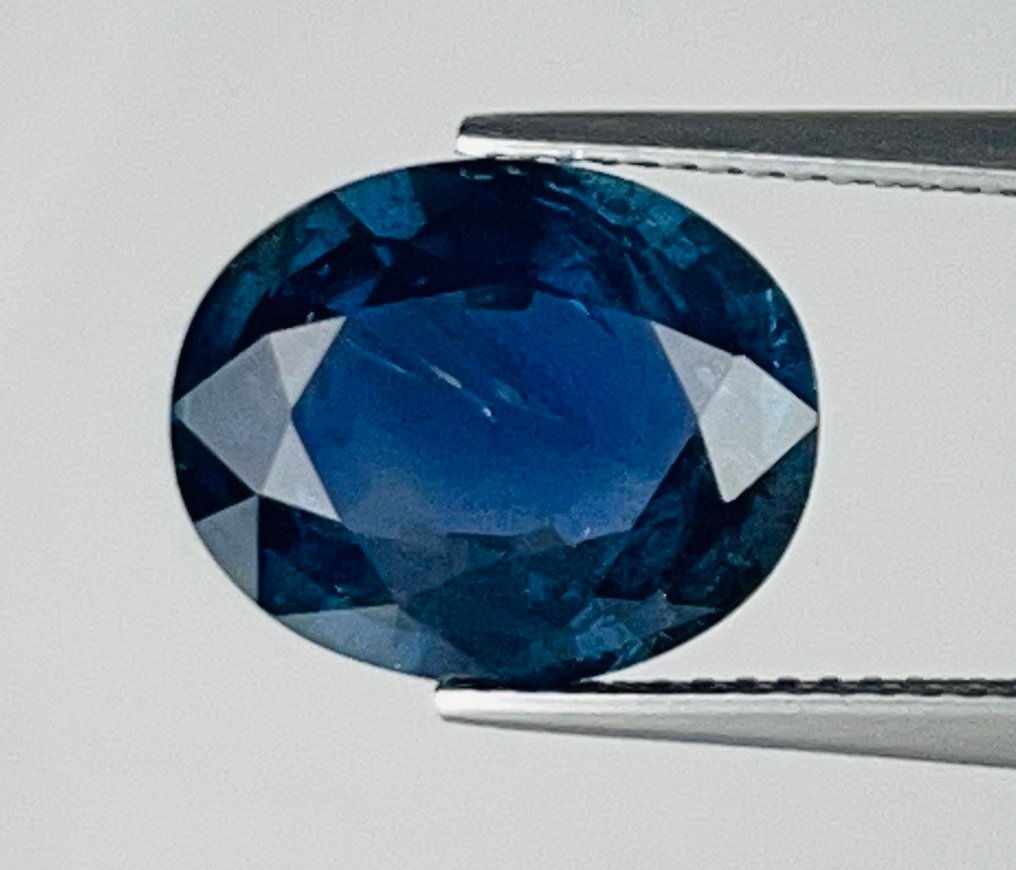 Blauw Saffier  - 6.77 ct - Lotus Gemology - Onverwarmd - Gratis verzending #2.1