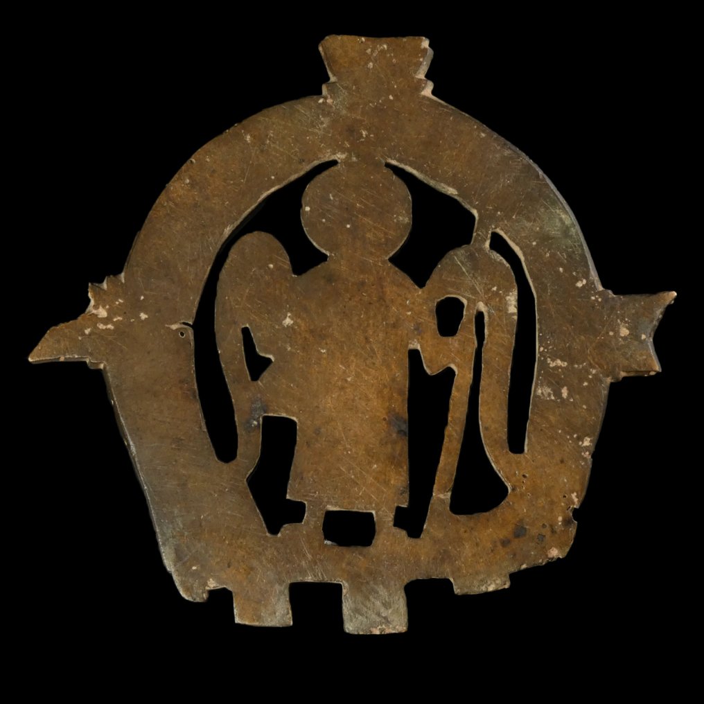 Βυζαντινή Μπρούντζος Τελειωτικό του Αγίου Μιχαήλ του Αρχάγγελου, σπάνιο. #4.3