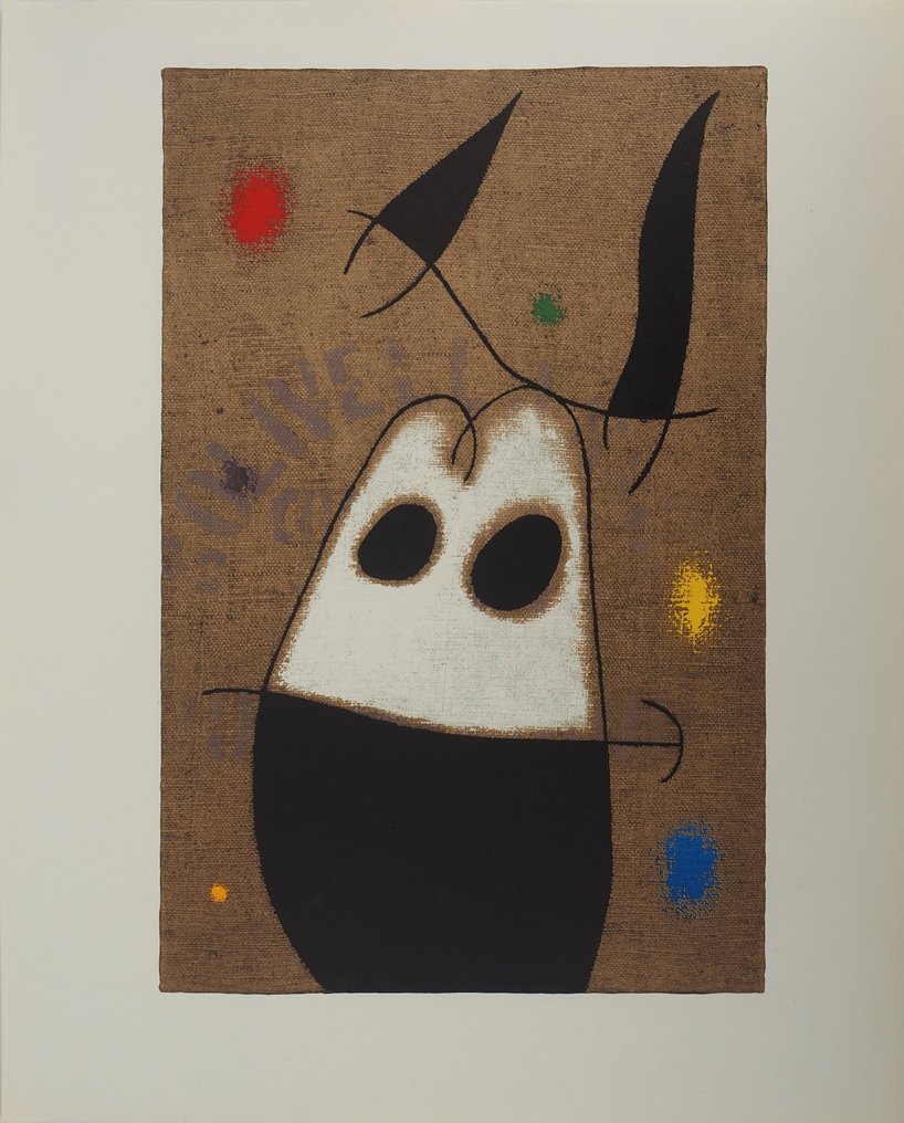 Joan Miro (1893-1983) - Femme et oiseau #1.0