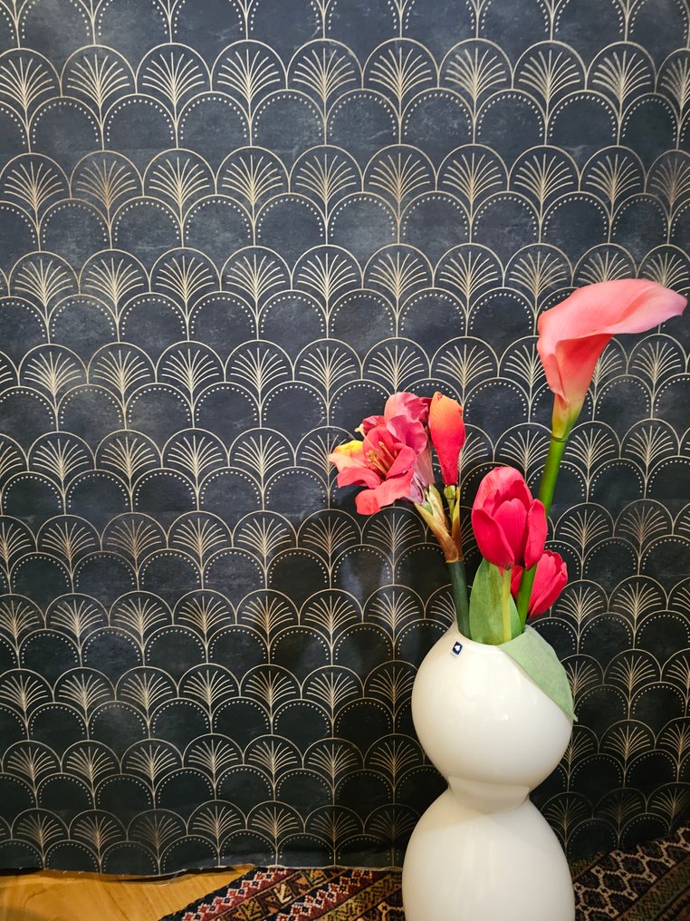 Luxurious and prestigious fabric in Art Deco - Luxury Selection Design - Textile - 200 cm - 280 cm #4.3