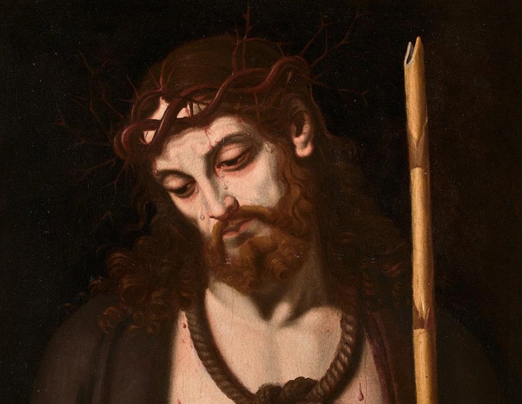 Scuola italiana (XVIII), Da Andrea Solario - Cristo con la Canna #1.0