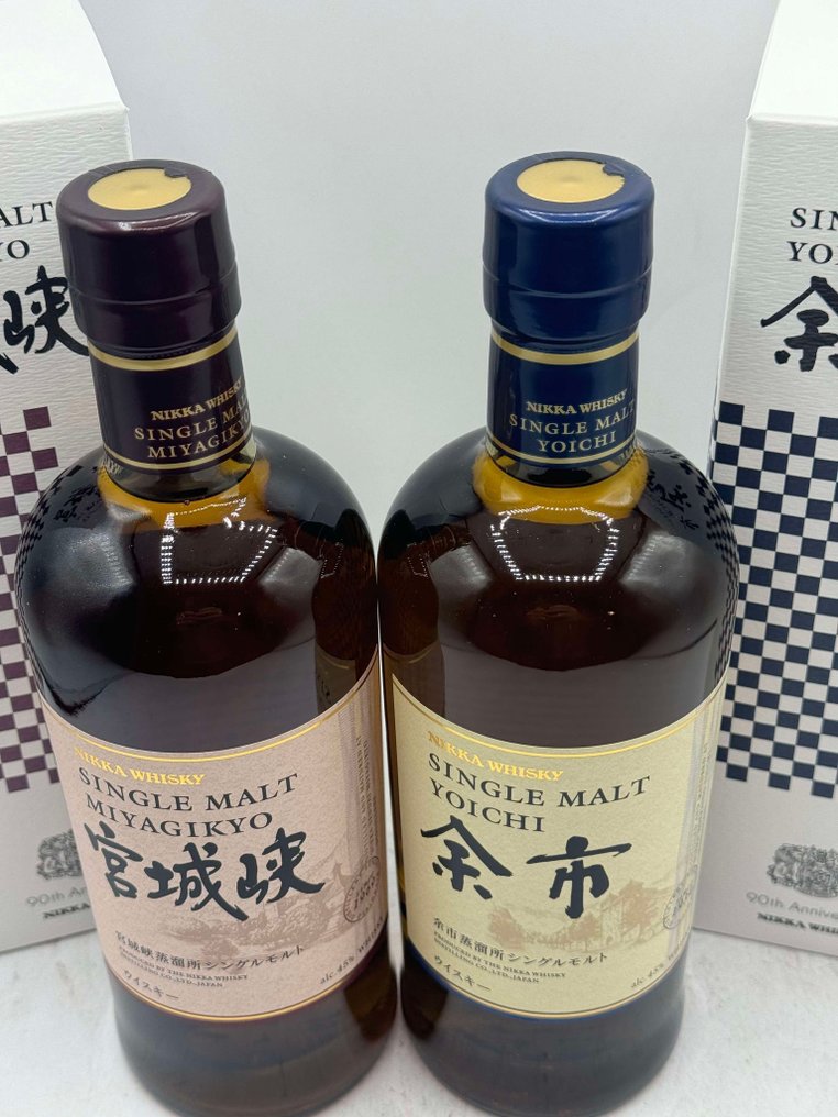 Yoichi & Miyagikyo Single Malt 90th Anniversary - Nikka - 70cl - 2 bottles #3.2