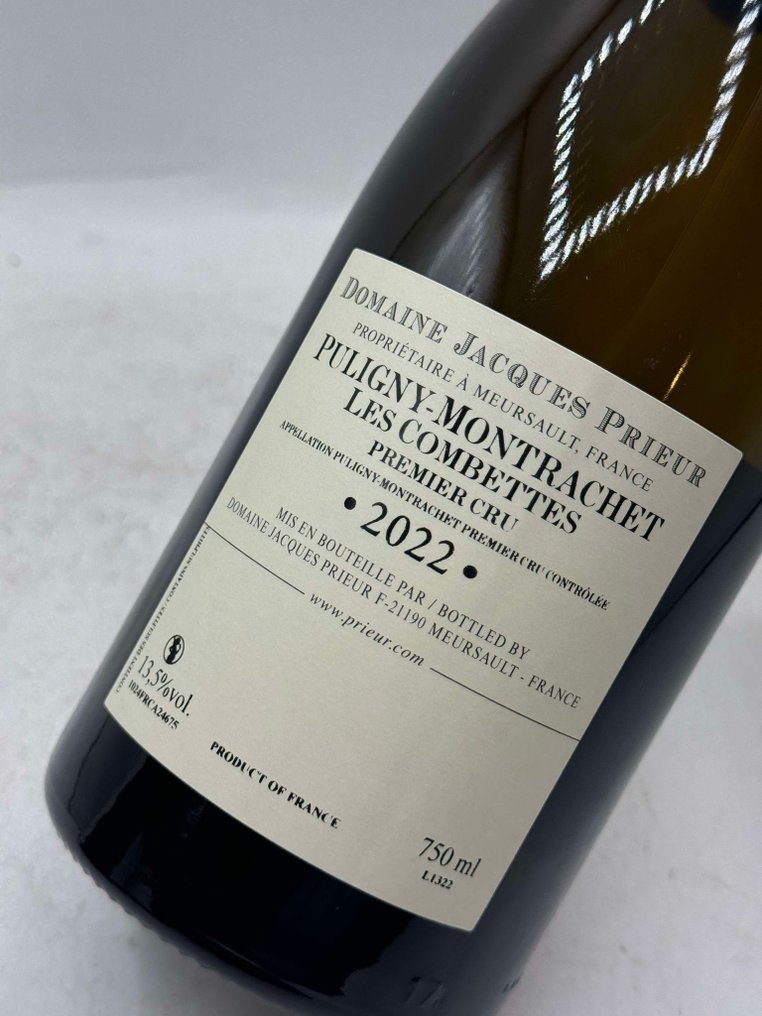 2022 Domaine Jacques Prieur "Les Combettes" - 皮里尼-蒙哈谢酒庄 1er Cru - 1 Bottle (0.75L) #2.1