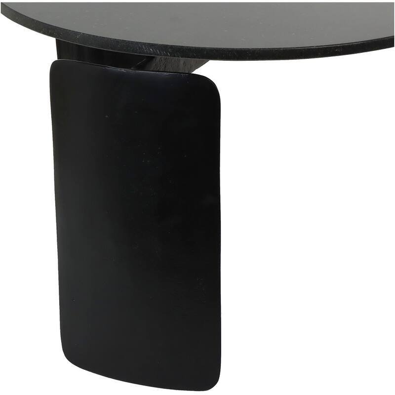 Side table - 鋁 - 现代黑色桌子 #2.1