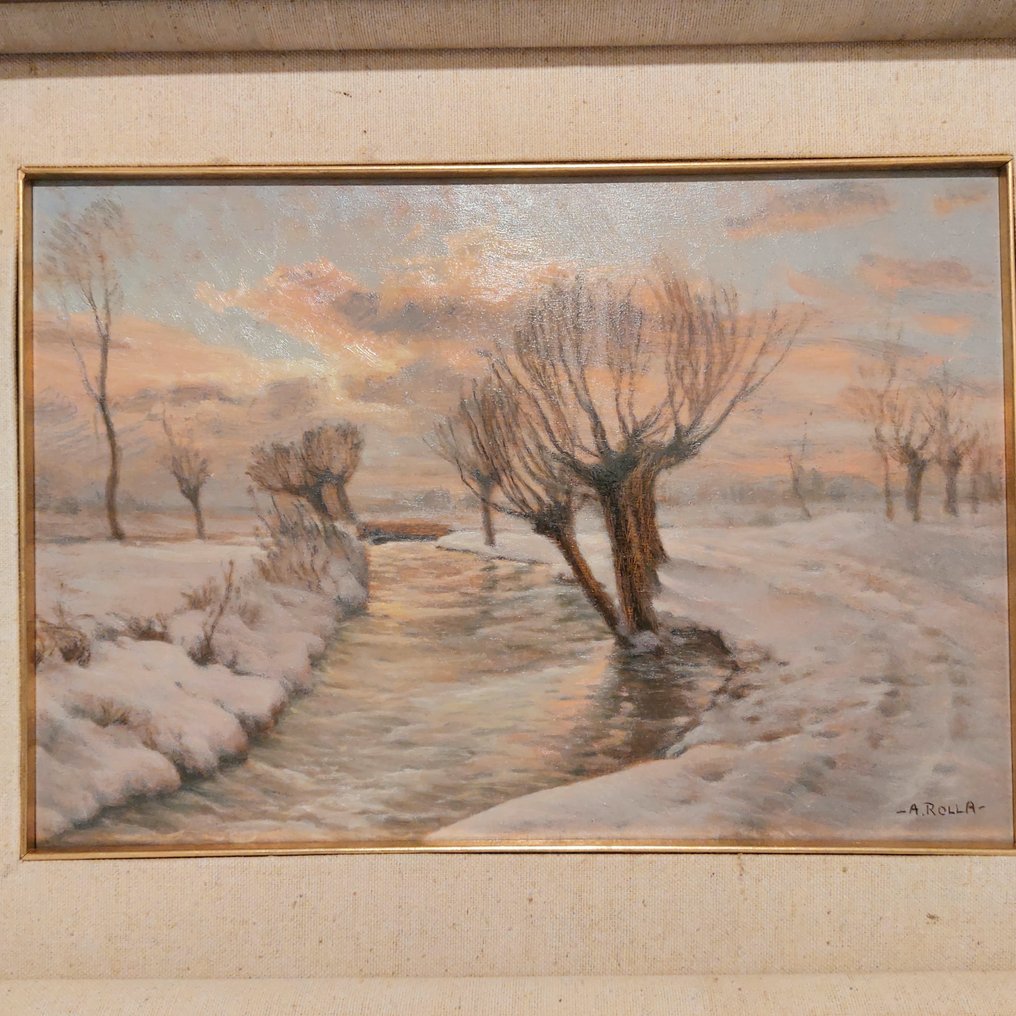 Adolfo Rolla (1899-1967) - Verrand, Courmayeur #1.0