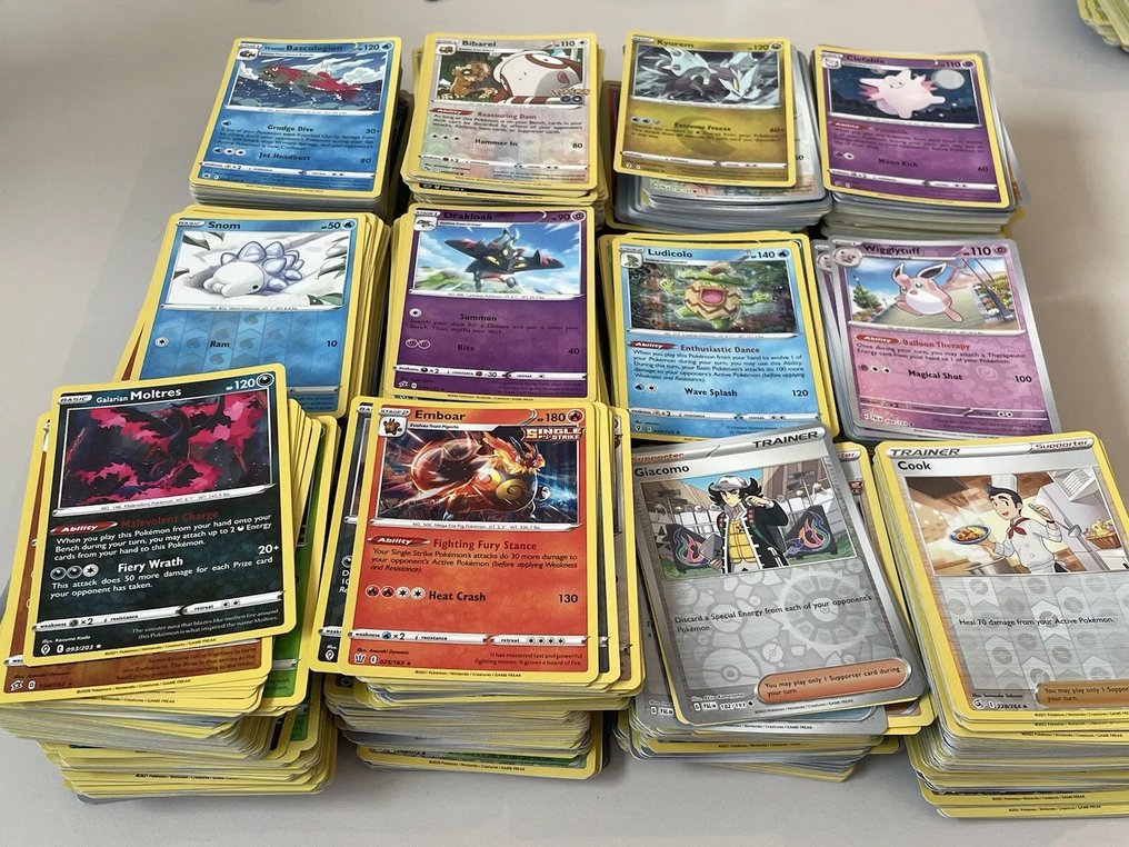 Pokémon - 750 Card Holo, Reverse holo - Various sets #1.0