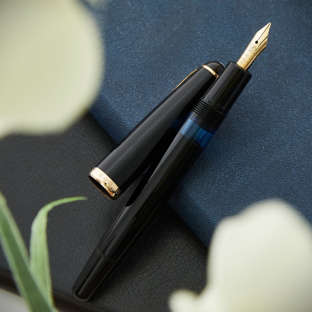 Montblanc - Old 1957 -1959 Nº 342 - 585 Gold Nib OBB Polished in New Conditions Gift Set - Στυλογράφος #1.0