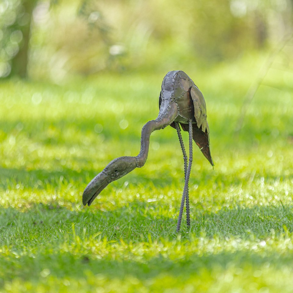 Rzeźba, Flamingo - 480 mm - Metal #4.3