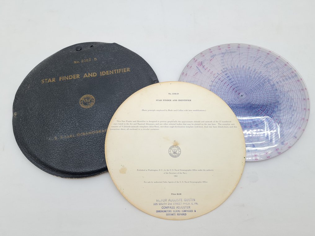 Förenta staterna - Navigation; Department of the Navy - Star Finder - 1965 #1.0