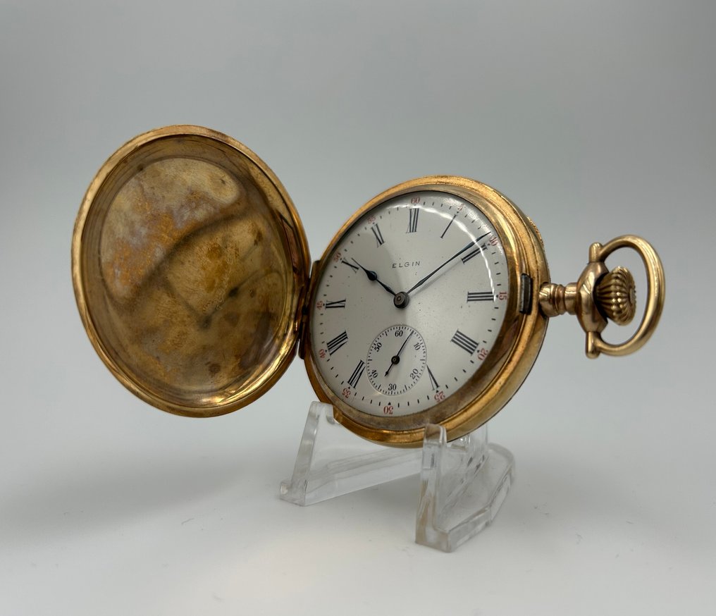 Elgin National Watch Co. full hunter pocket watch 14262373 1910 auktion Catawiki