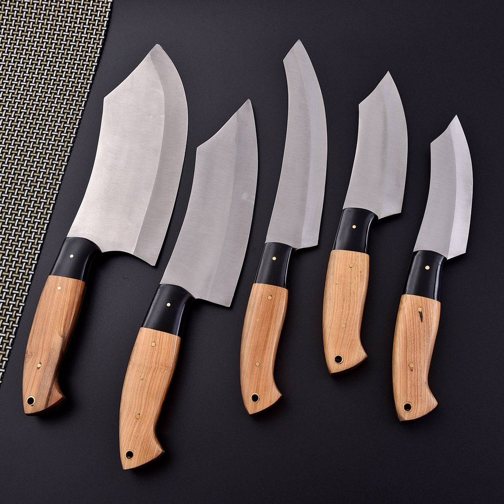 廚刀 - 橄榄木，高品质钢 - 北美 - 厨师刀 #2.1