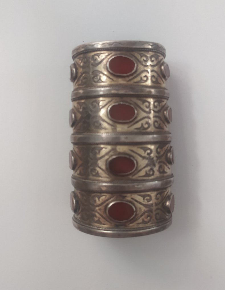Large Tekke bracelet - Argento - Turkmenistan - Inizio XX secolo #3.2