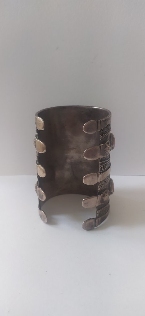 Large Tekke bracelet - Argento - Turkmenistan - Inizio XX secolo #4.3
