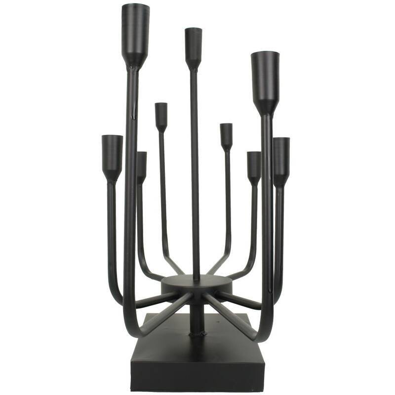 Κηροπήγιο - Μέταλλο - μαύρο κανδήλι #4.3