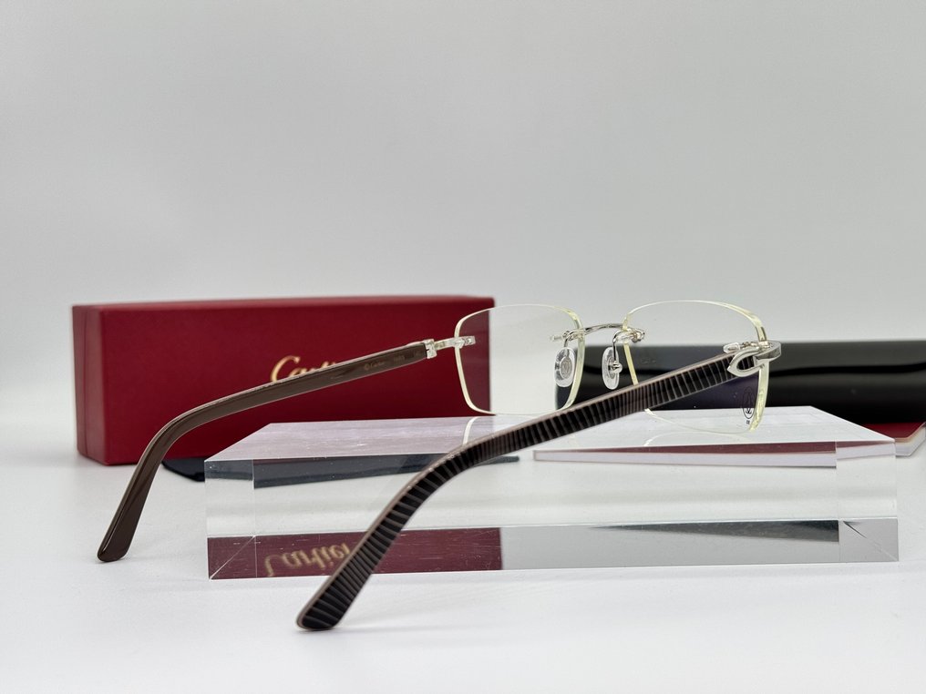 Cartier - C Decor Line Brown Gold Planted 18k - Spectacles #4.3