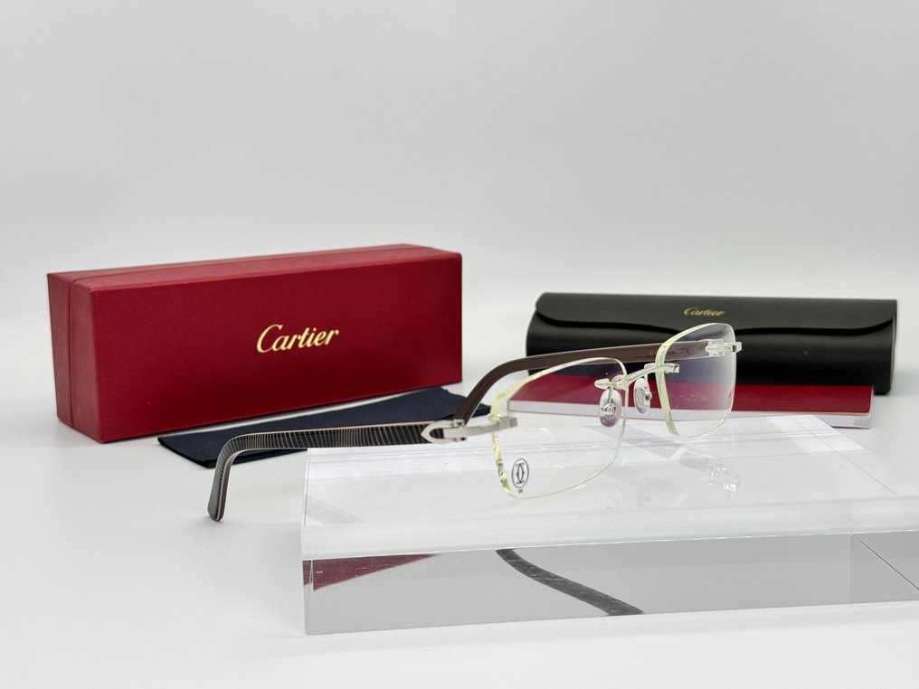 Cartier - C Decor Line Brown Gold Planted 18k - Spectacles #1.0