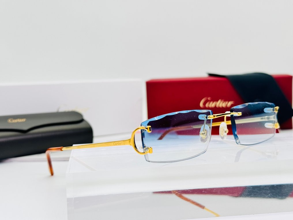 Cartier - Piccadilly Gold Planted 18k Cut Lenses - Γυαλιά ηλίου #1.0
