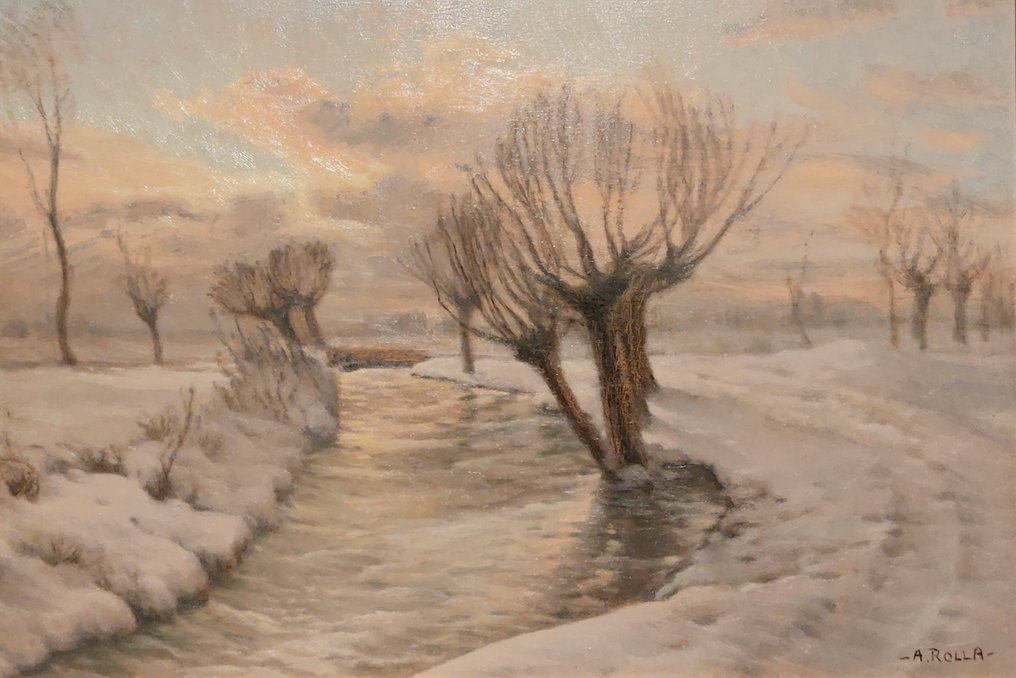 Adolfo Rolla (1899-1967) - Verrand, Courmayeur #1.0