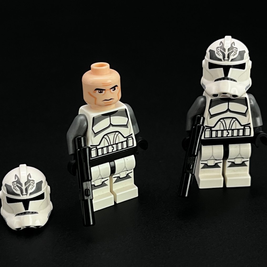 LEGO Star Wars sw0537 Lego Star Wars 2x Phase 2 Wolfpack Clone