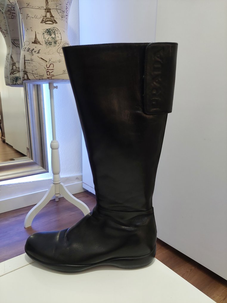 Prada - 及膝靴 - 尺寸: EU 38.5 #1.0